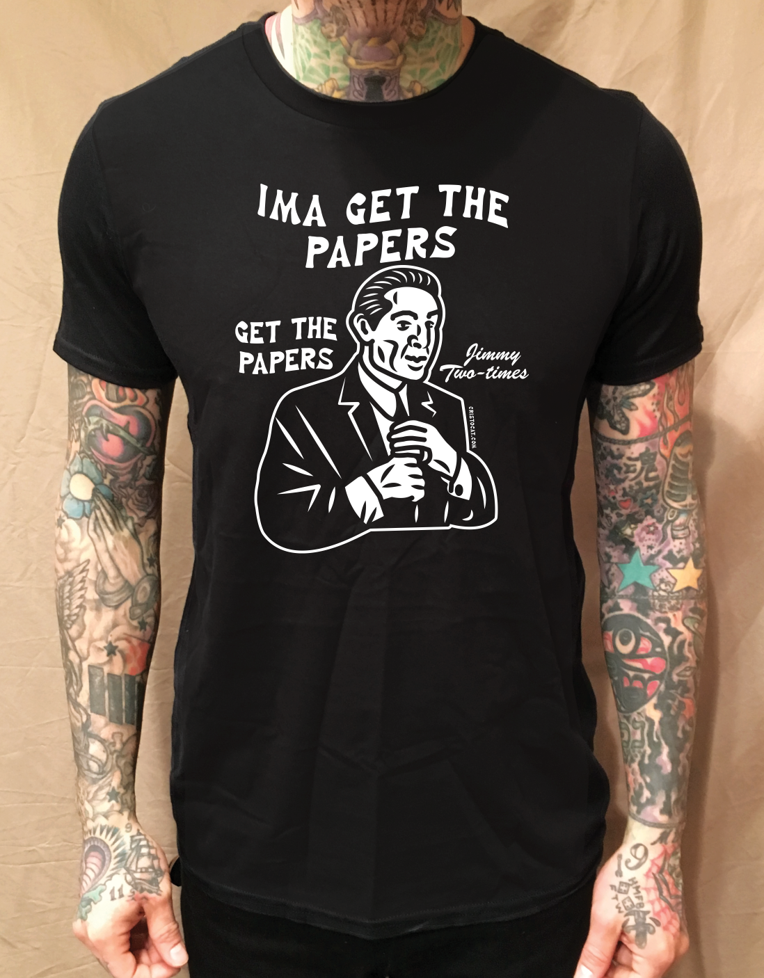 JIMMY TWO TIMES BLACK TEE