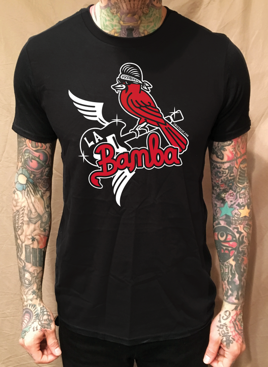 LA BAMBA BIRD BLACK TEE