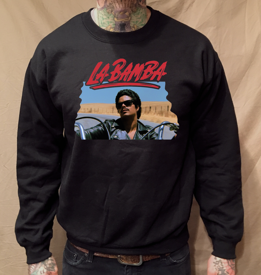 BIKERIDERS BOB BLACK CREWNECK SWEATER