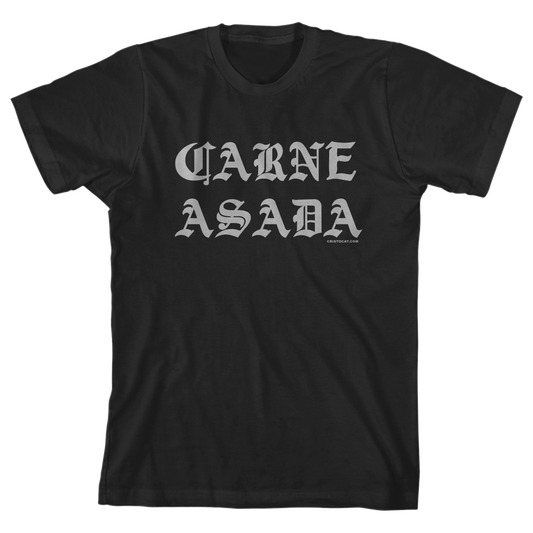 CARNE ASADA BLACK TEE - cristocatofficial