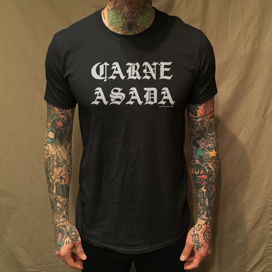 CARNE ASADA BLACK TEE - cristocatofficial