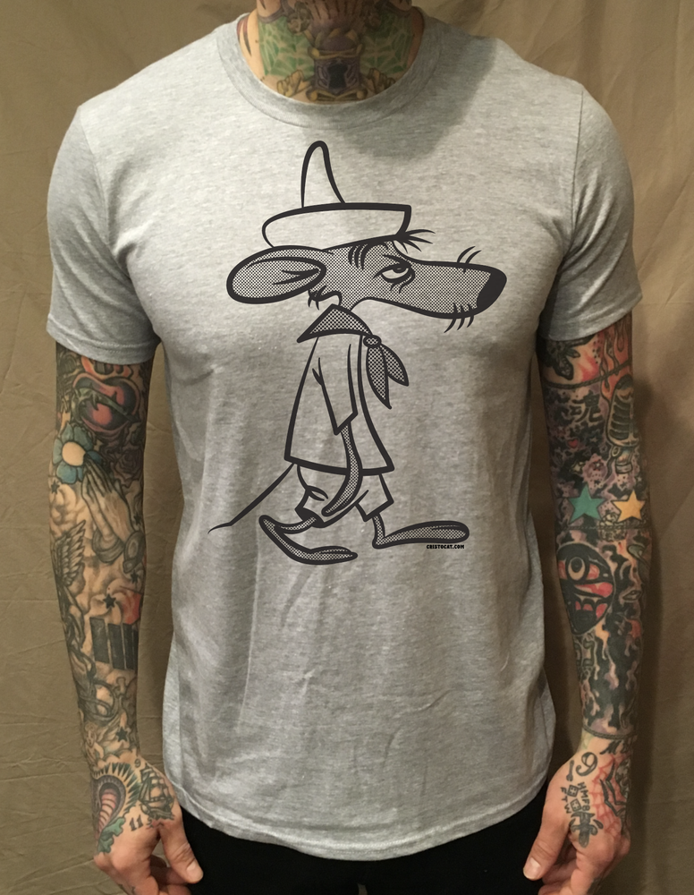 SLOWPOKE RODRIGUEZ GREY TEE - cristocatofficial